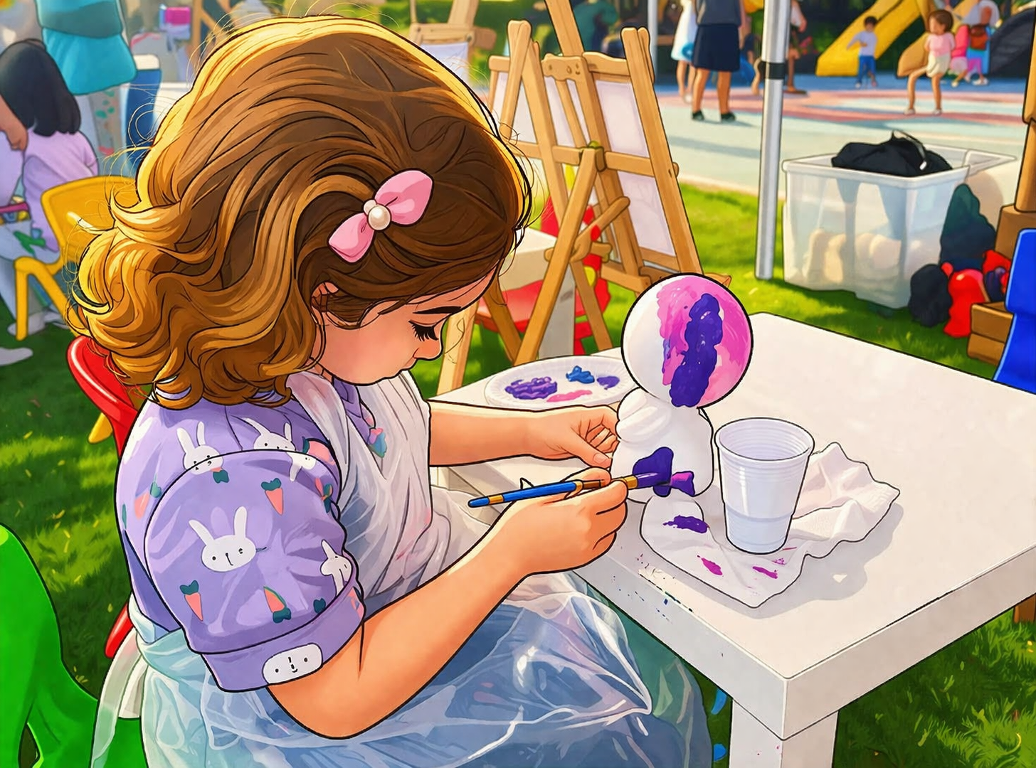 Coin Bank Painting & Fun Games Party_0