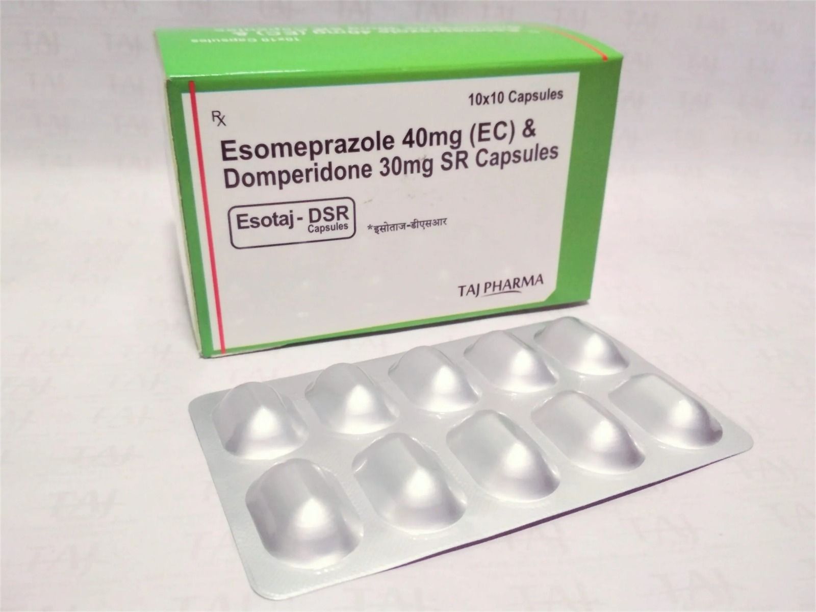 Esomeprazole (Ec) + Domperidone (Sr) Capsules 40 Mg Capsule_0