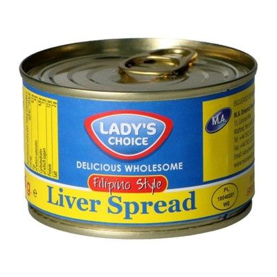 Liver Spread Filipino Style 165 g - Lady's Choice_0