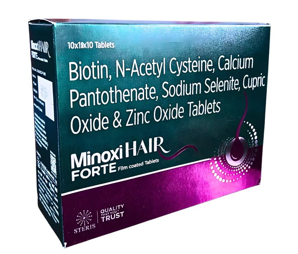 Biotin + N-Acetyl Cysteine + Calcium Pantothenate + Sodium Selenate (Eq. To Elemental Selenium) + Cupric Oxide (Eq. To Elemental Copper) + Zinc Oxide (Eq. To Elemental Zinc) Capsules 100 Mg Capsule_0