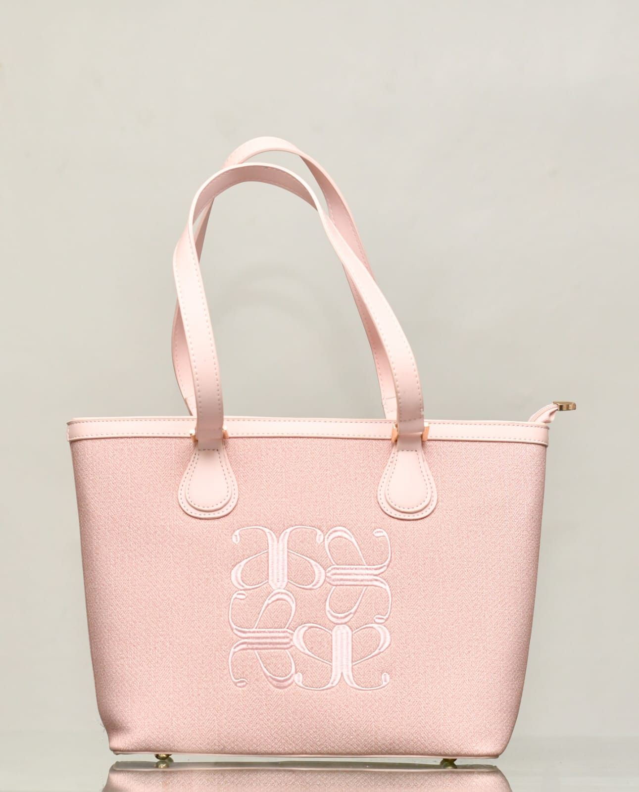 Monogram Structured Tote Bag_0