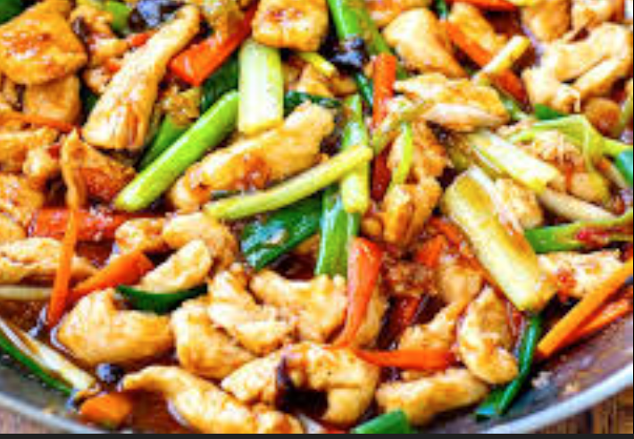 Shrimp/Chicken & Veg Mongolian Stir Fry_0