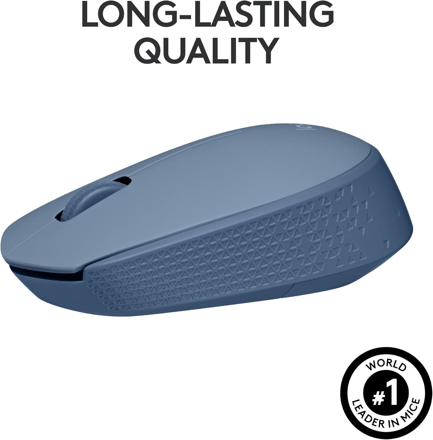 LOGITECH M170 / 1000 DPI / 3 BOTONES / WIRELESS USB / INALAMBRICO / BLUE_4