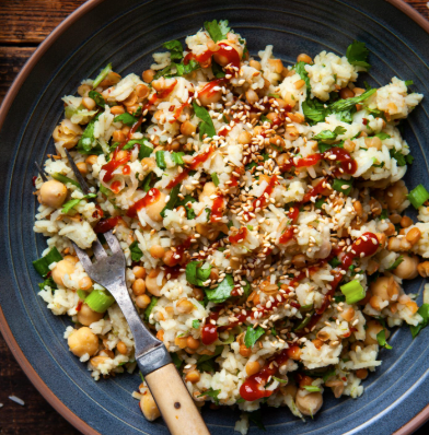 Lentil Carnitas w/Cilantro Lime Rice_0