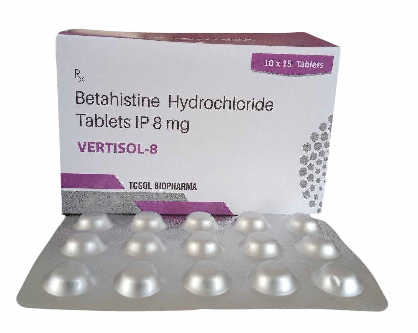 Betahistine Tablets 8 Mg Tablet_0