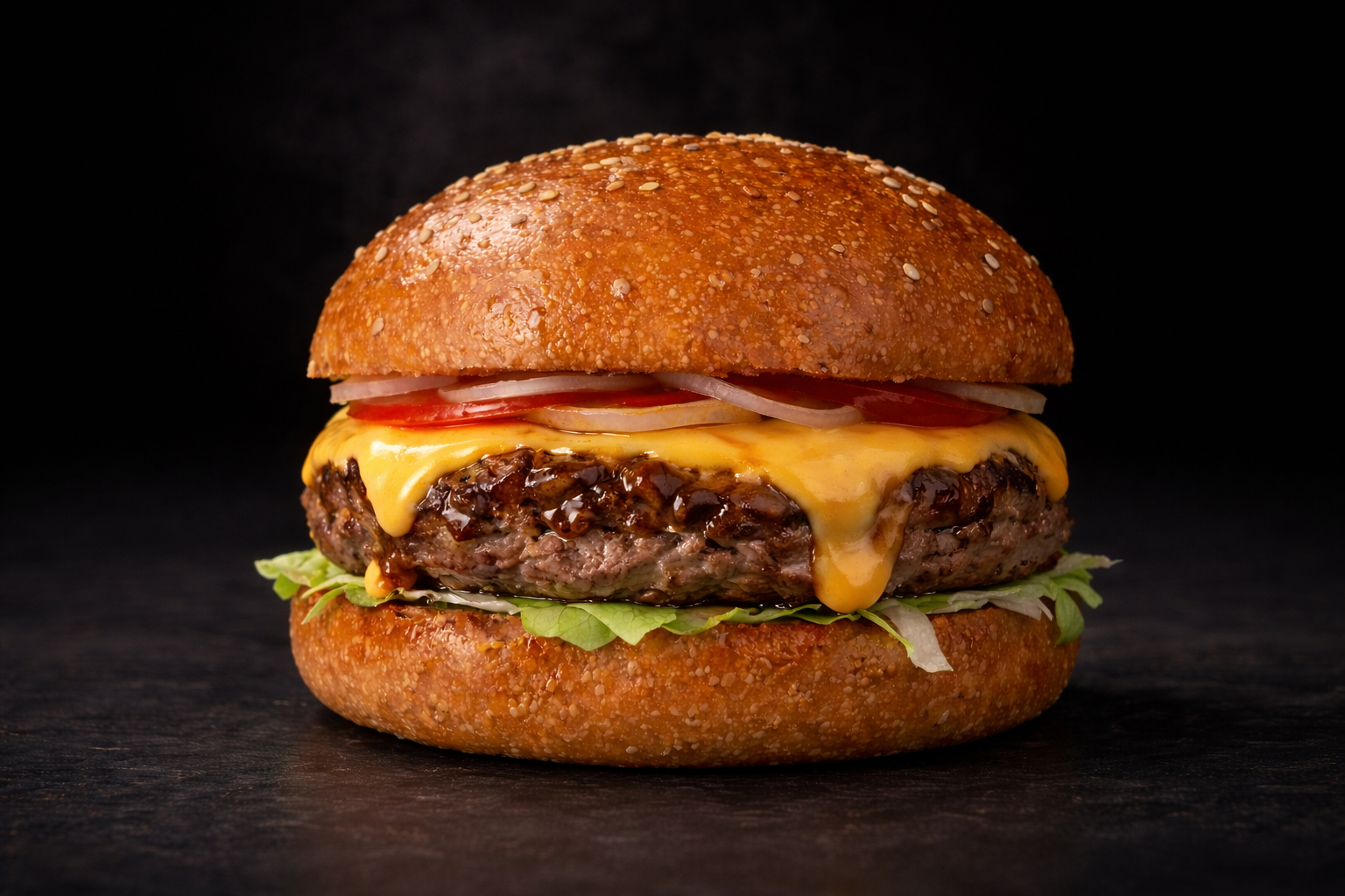 French Onion Beef Cheese Burger_0