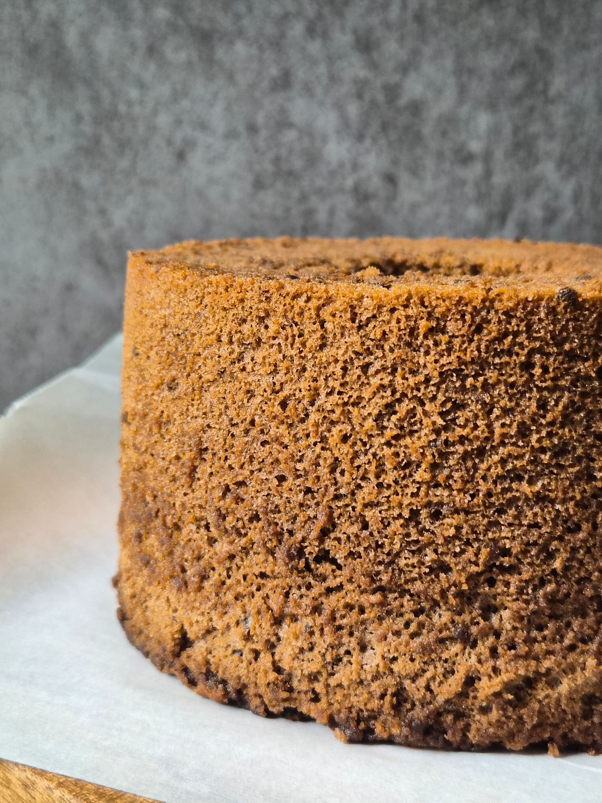 Chocolate-Hojicha Chiffon Cake_2