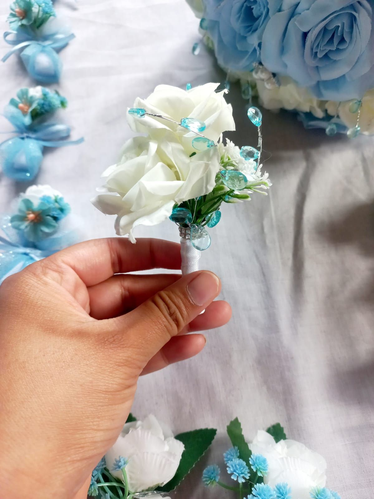 🌿Floral Boutonniere – Elegant Detail _2