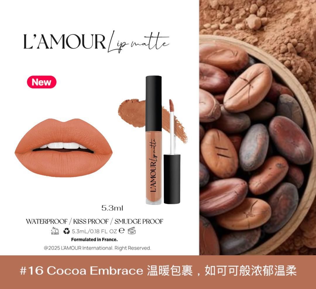 L’AMOUR Lip Matte 5ml - 12 Colours (89RM/Pcs)_3