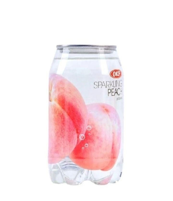 OKF משקה מוגז בטעם אפרסק 350 מ"ל._0