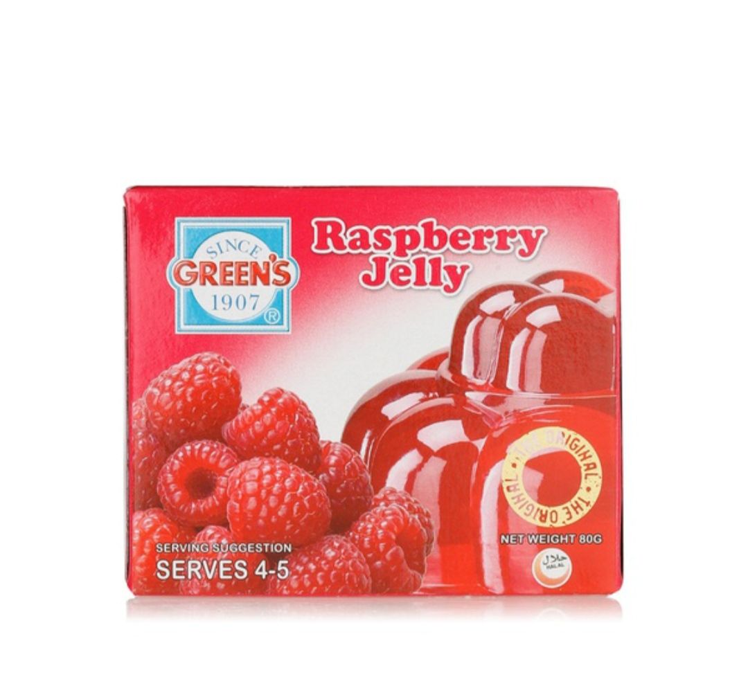 Green's raspberry jelly 80g_0