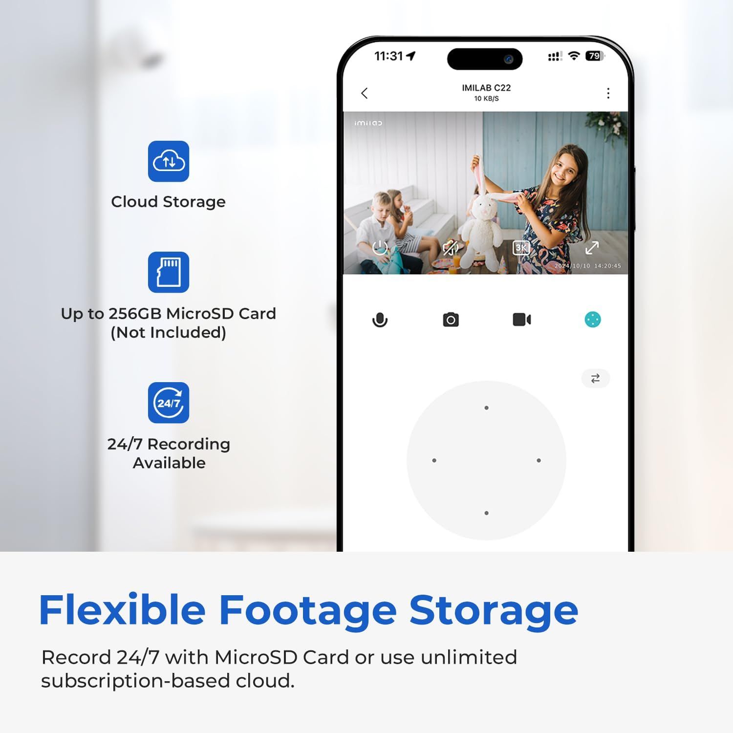 IMILAB C22 / RESOLUCION 3K 5MP / MOTORIZADA 360 / WIFI / INTERIOR / TECNOLOGIA AI_1