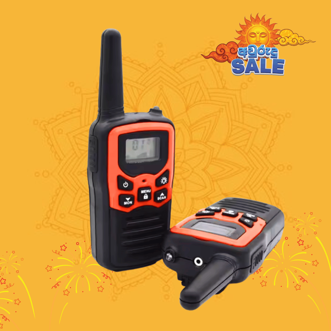 Mini Walkie Talkie 2 Pack Up To 5 Miles_0