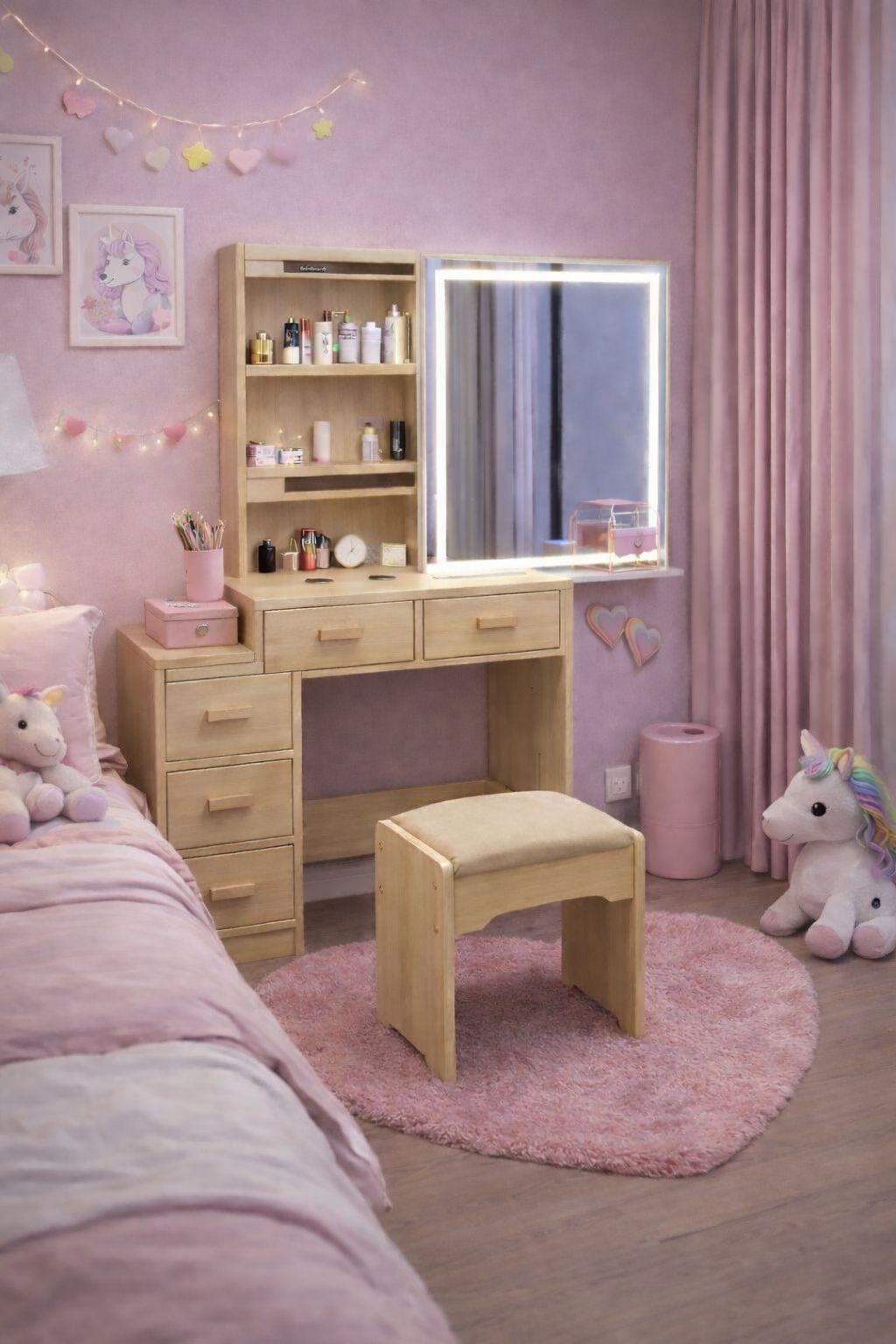  Vanity moderno con espejo de luz_1