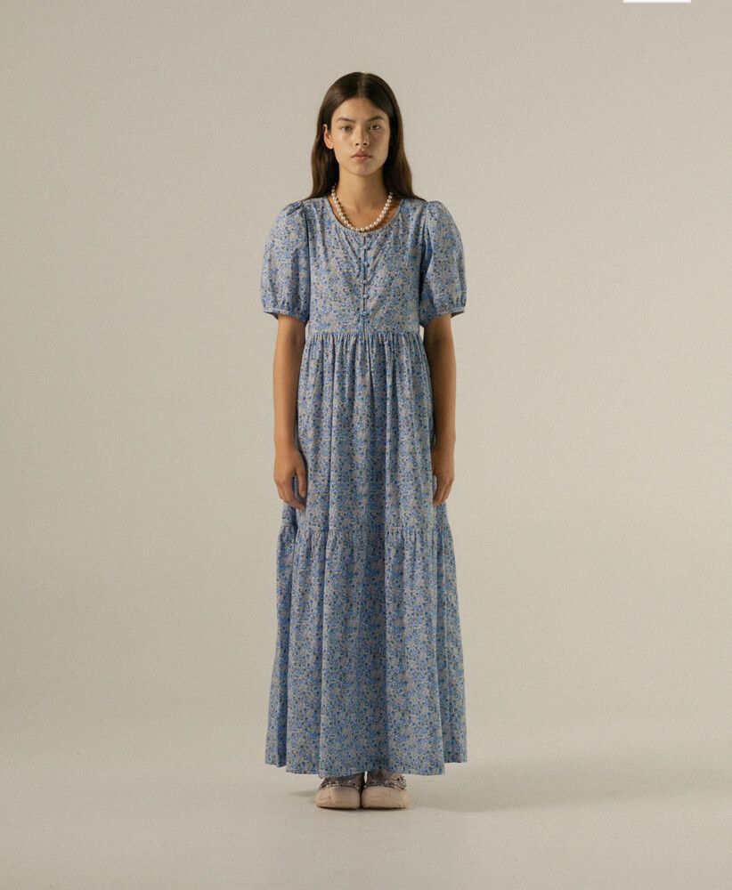 Kalina in French Blue Ditsy (S)_0