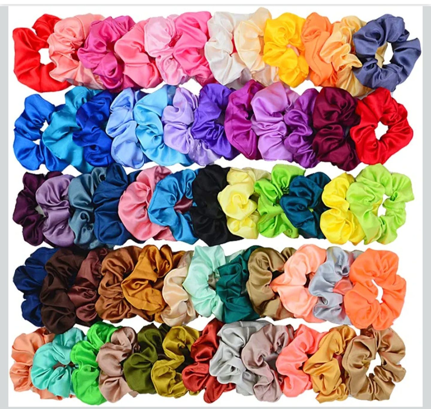SILK SCRUNCHIES 5 FOR_1