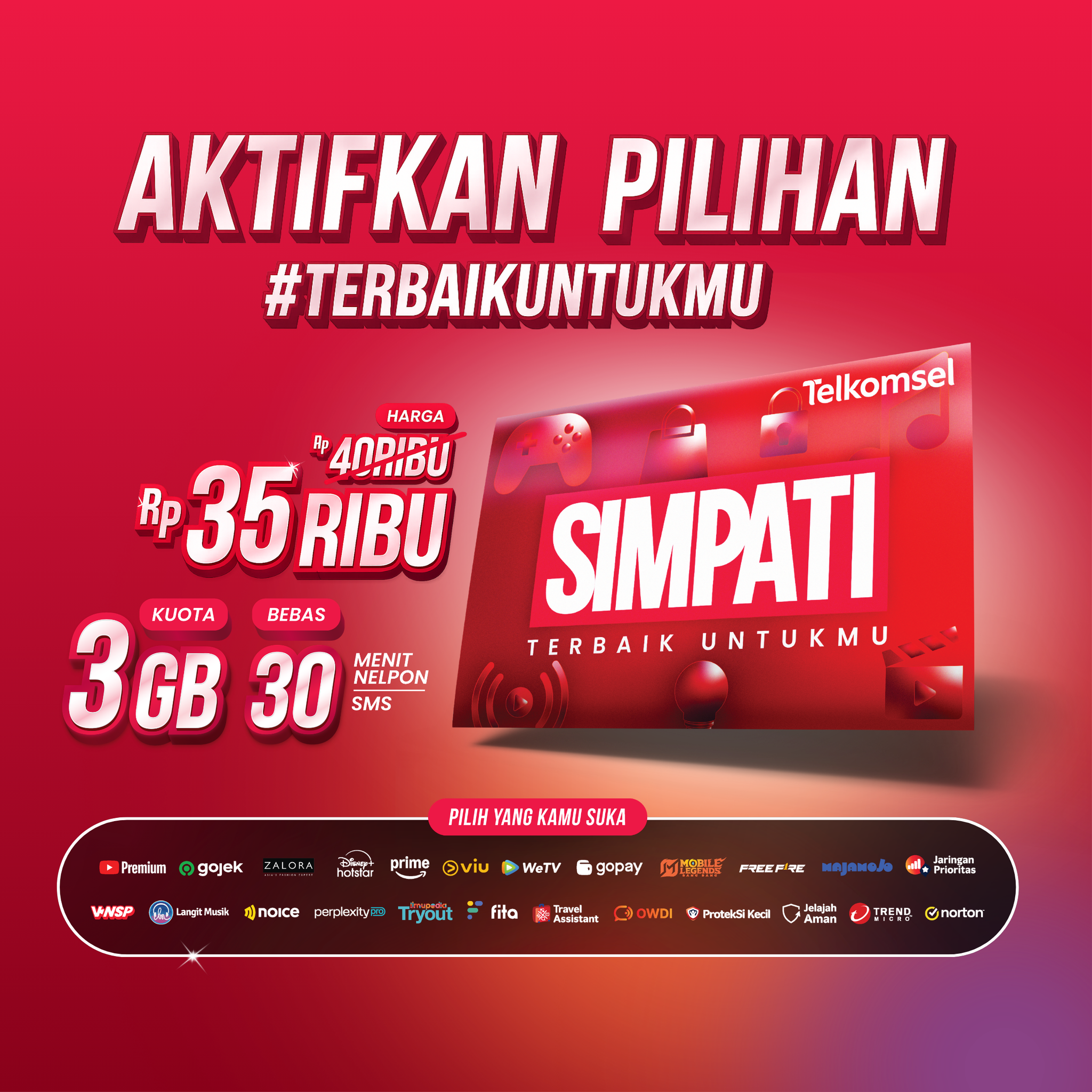 Kartu Perdana SIMPATI 3GB_0