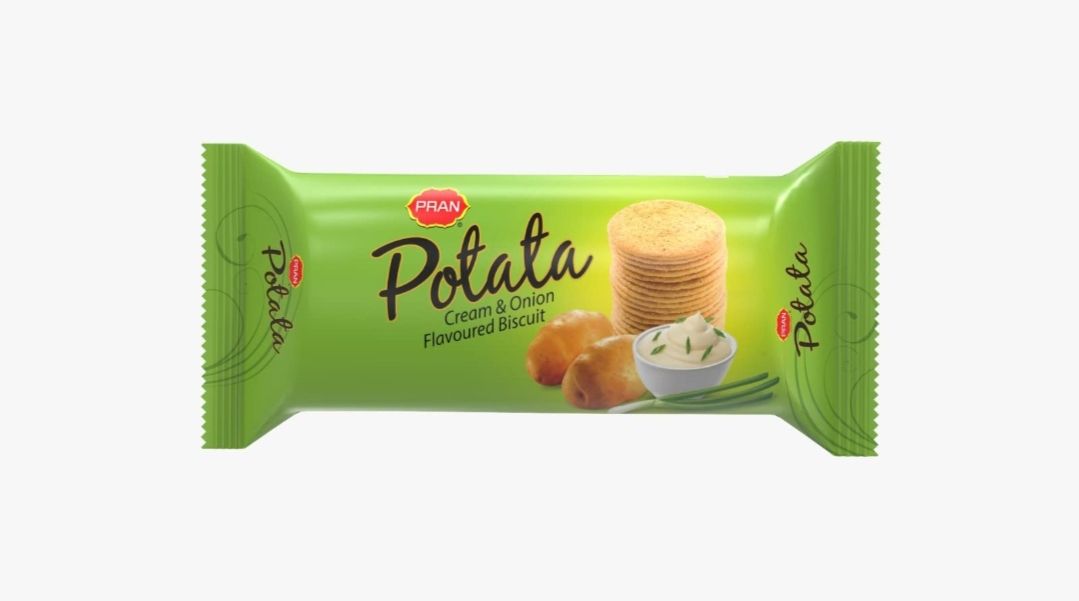 Pran potata cream & onion flavour 75g_0