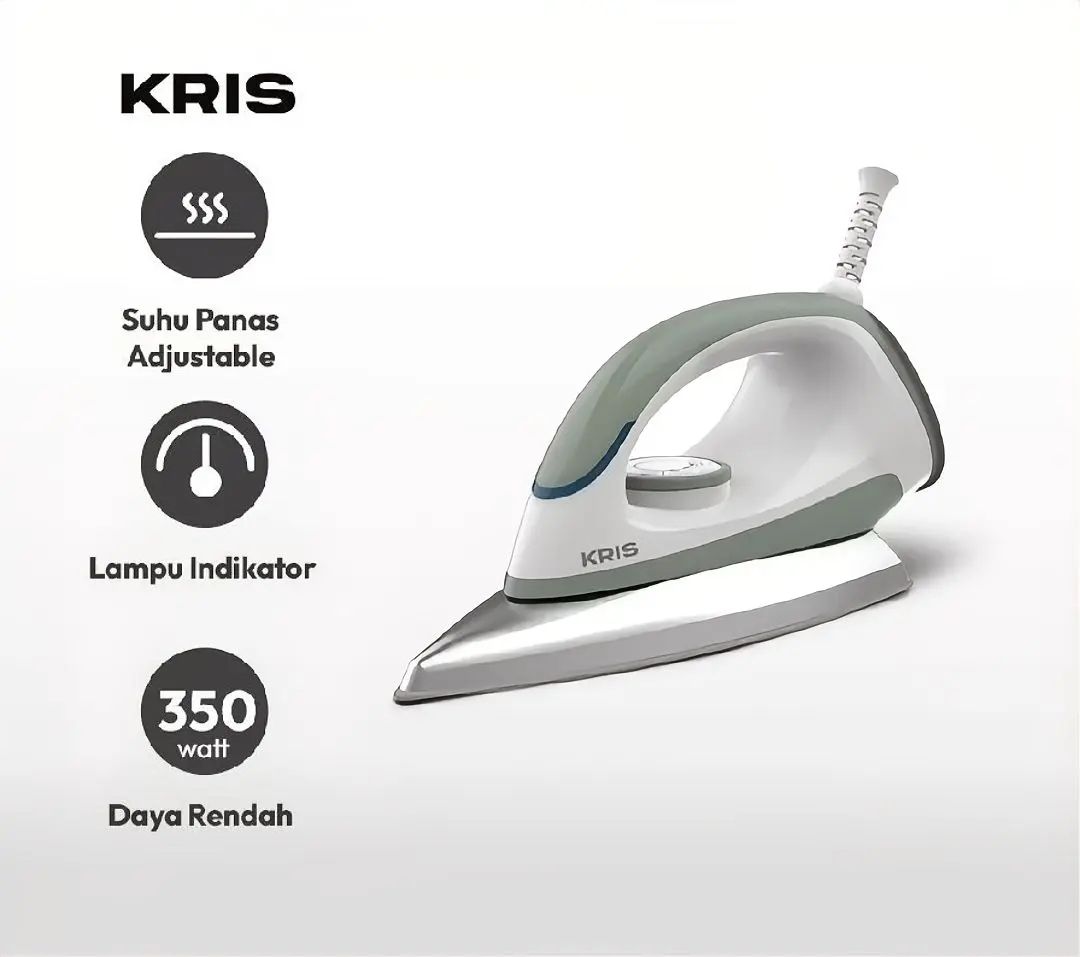 KRIS Setrika 350w-putih_1