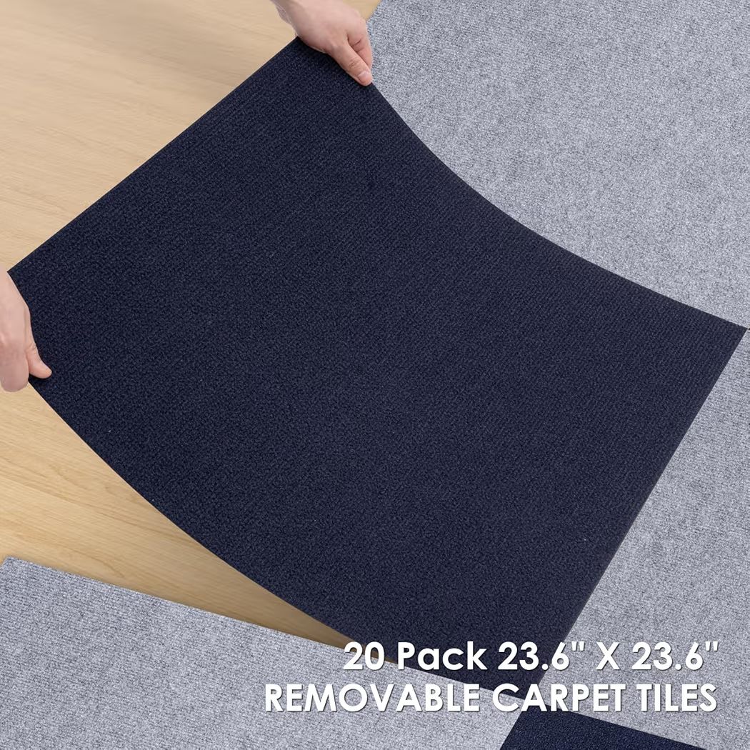 Alfombra Autoadhesivas 60 x 60cm Azul _0