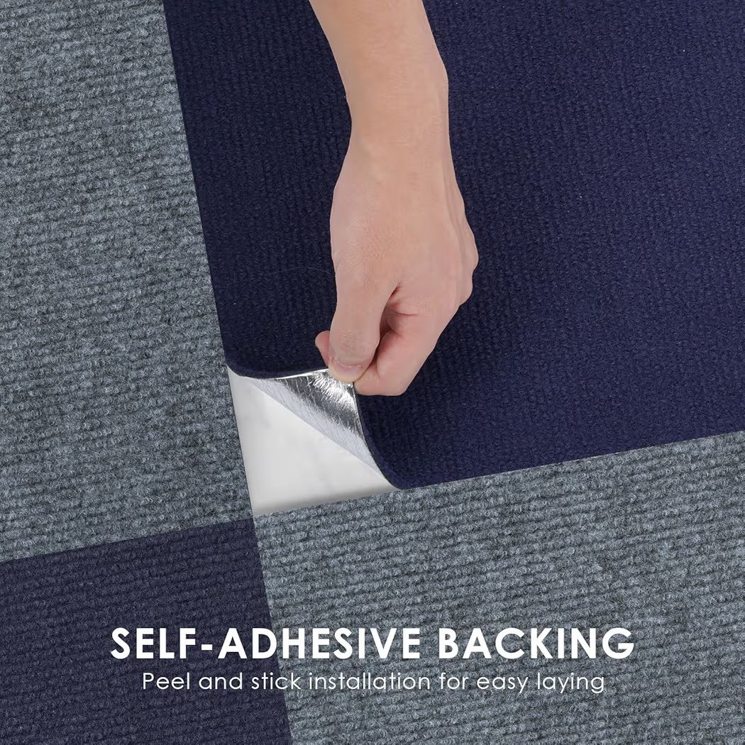 Alfombra Autoadhesivas 60 x 60cm Azul _1