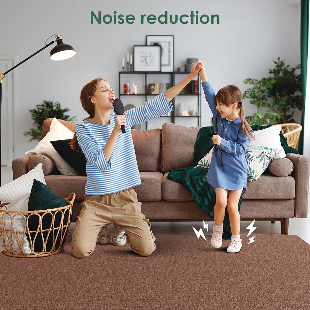 Alfombra Autoadhesivas 60 x 60cm Marrón _2