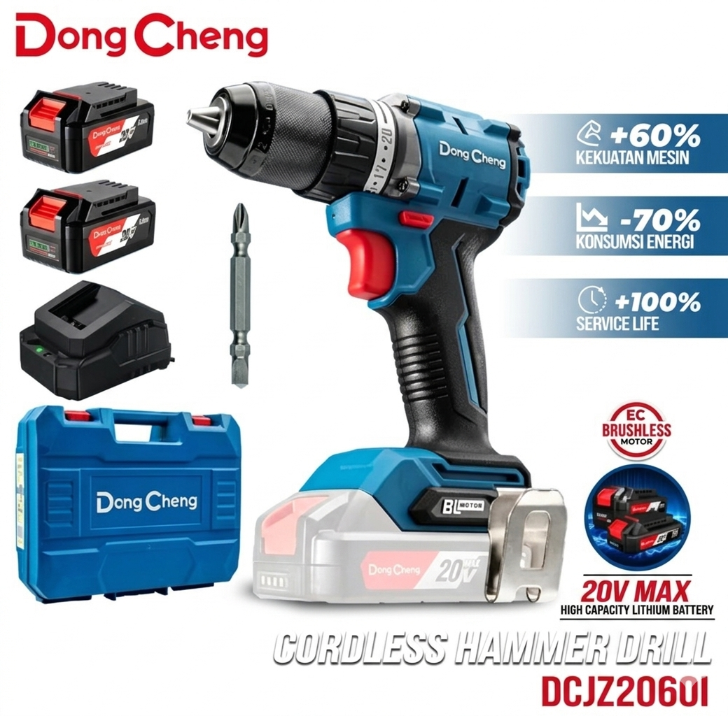 Dong Cheng DCJZ2060i Bor Brushless 13mm_6
