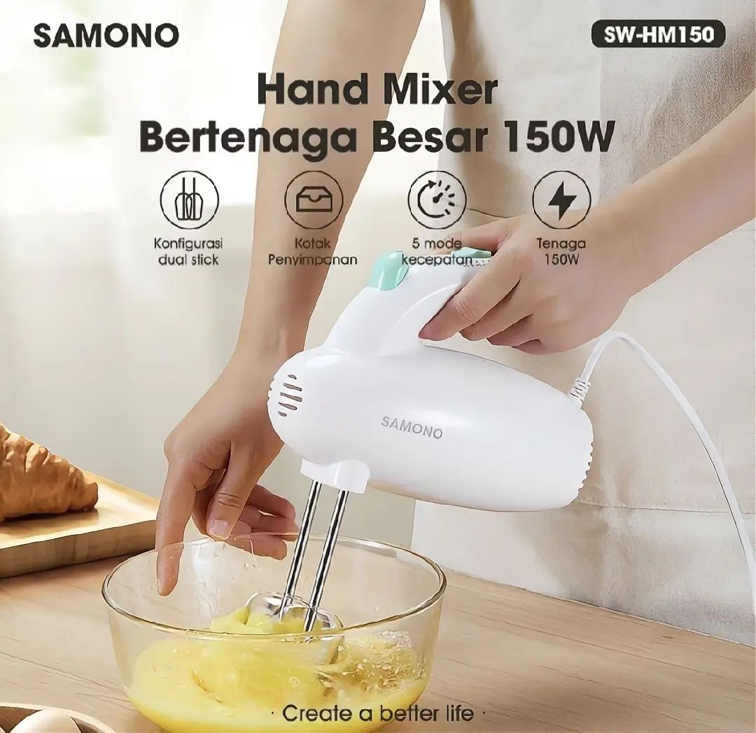 SAMONO Hand Mixer 150 5-speed SW-HM150_1