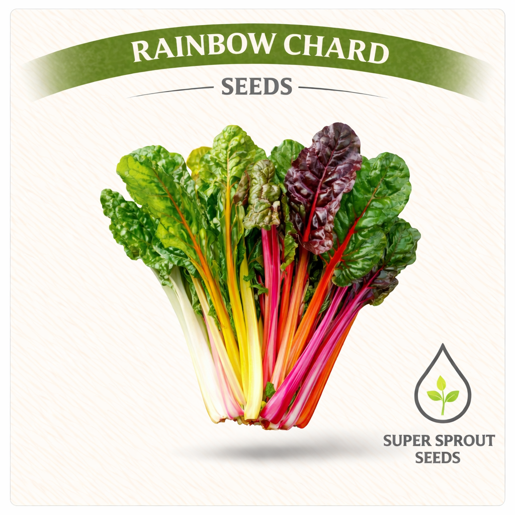 RAINBOW CHARD x 50+organic seeds_0