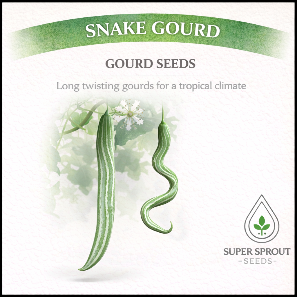 🐍SNAKE GOURD🐍 x 5 seeds_0