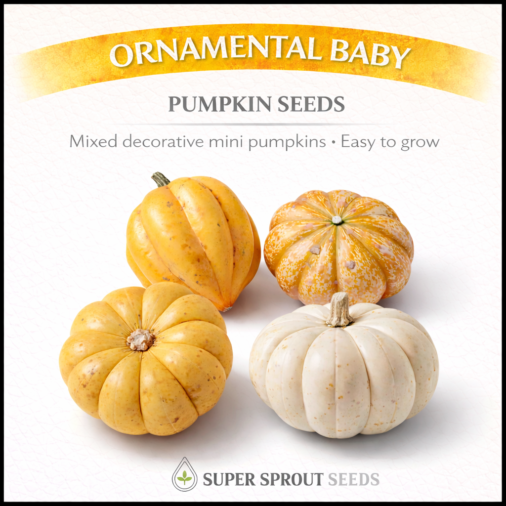 🎃ORNAMENTAL BABY PUMPKINS🎃 x 10 seeds _0