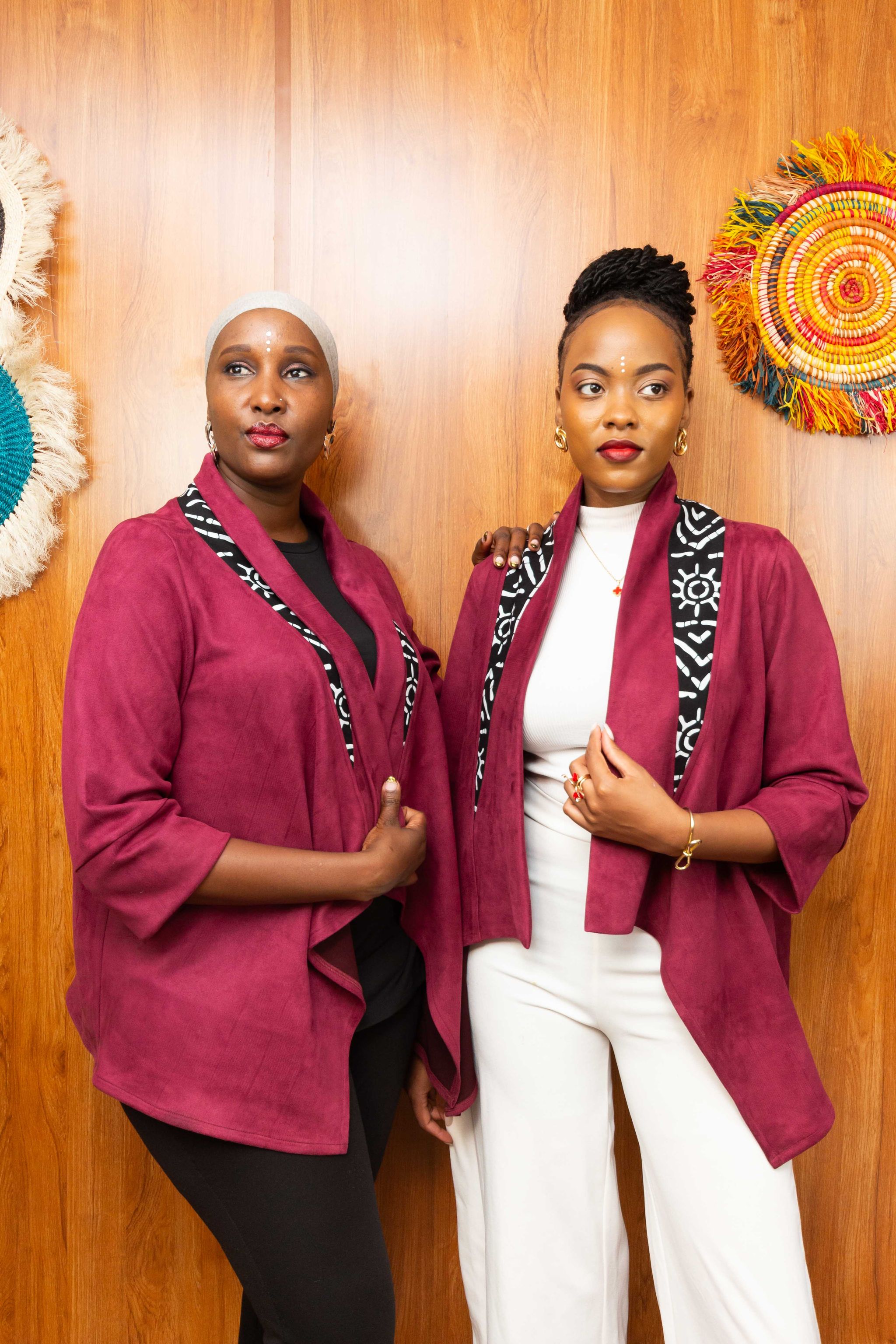 Kilele Blazer - Burgundy_0