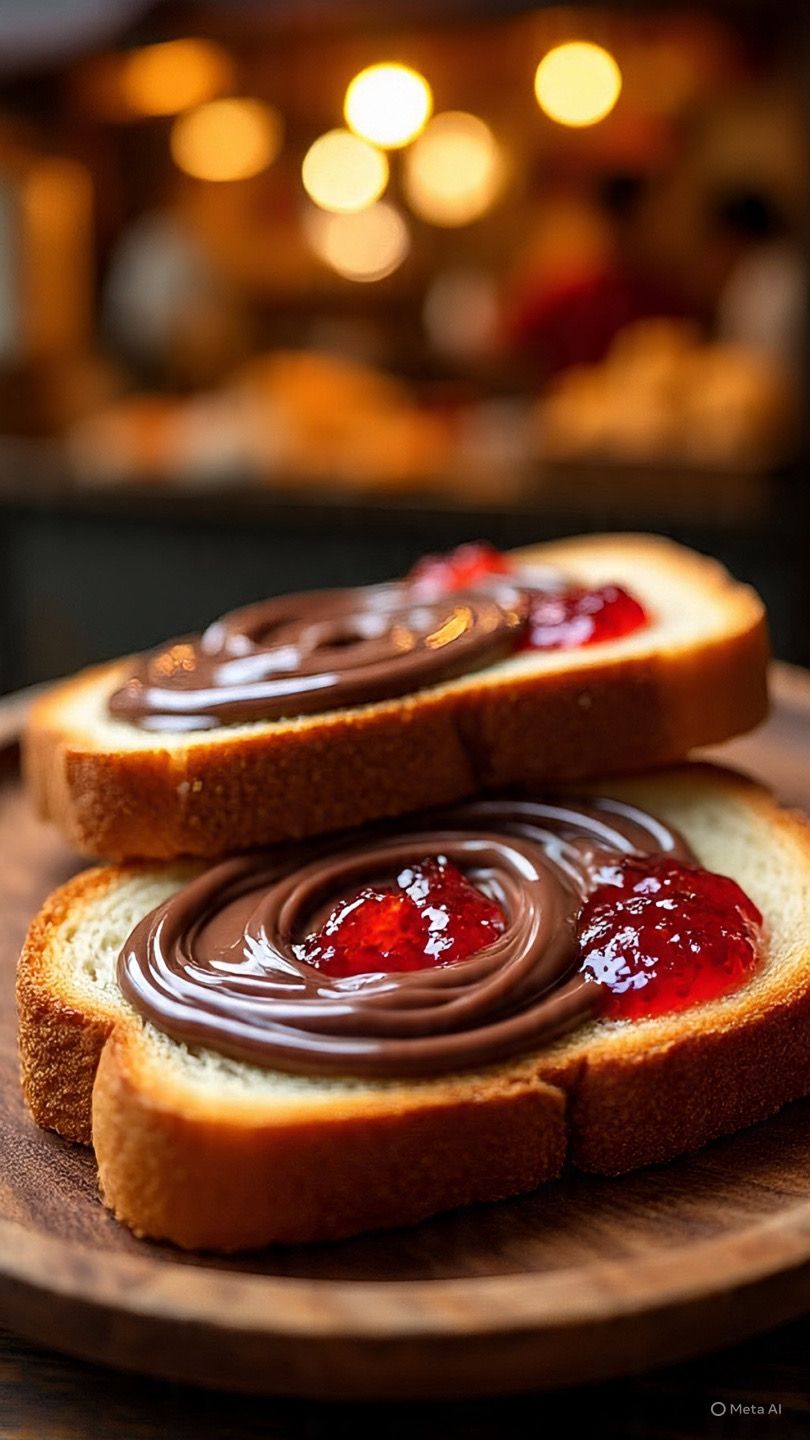 ROTI BAKAR COKLAT + STRAWBERI _0