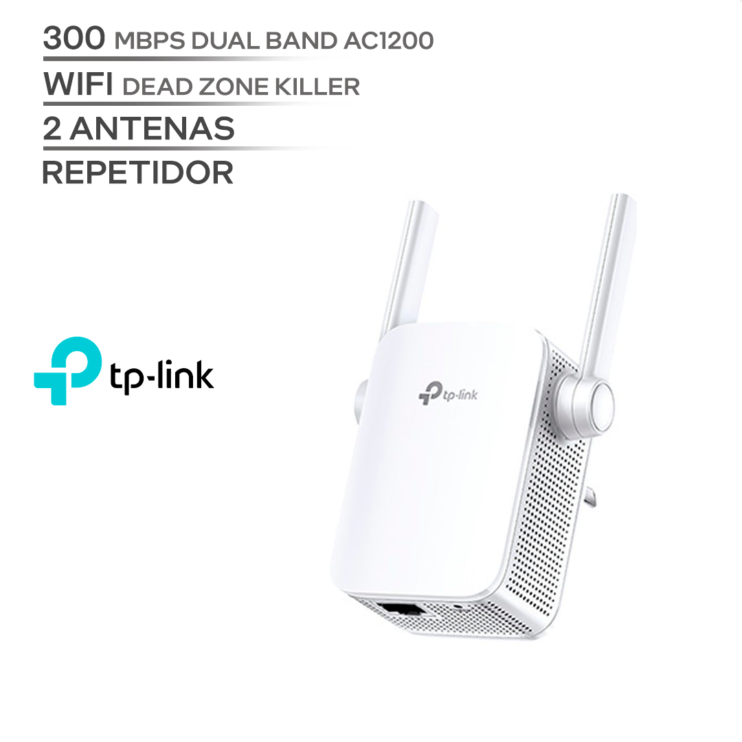 TP LINK TLWA855RE / REPETIDOR WIFI / 300 MBPS / 2 ANTENAS / PUERTO ETHERNET_0