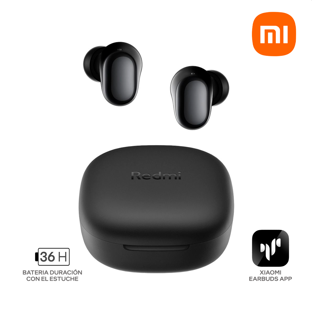 XIAOMI REDMI BUDS 6 PLAY / INALAMBRICO / BLUETOOTH / 36 HORAS BATERIA / BLACK_0