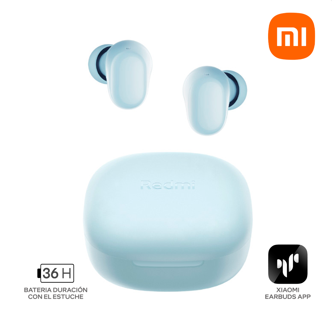 XIAOMI REDMI BUDS 6 PLAY / INALAMBRICO / BLUETOOTH / 36 HORAS BATERIA / CELESTE_0