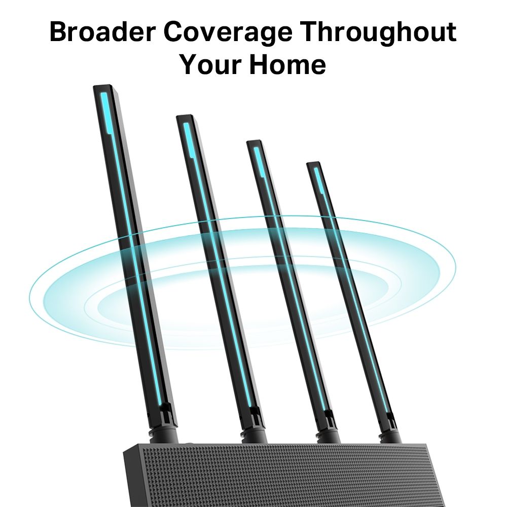 TP LINK WIFI ARCHER C80 / ROUTER 1200 MBPS DUAL BAND / WIFI ZONE KILLER / SEGURIDAD WPA3 / 4 ANTENAS / PUERTO GIGABIT_7