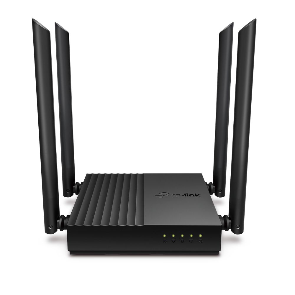 TP LINK WIFI ARCHER C64 / ROUTER 1200 MBPS DUAL BAND / WIFI ZONE KILLER / SEGURIDAD WPA3 / 4 ANTENAS / PUERTO GIGABIT_1