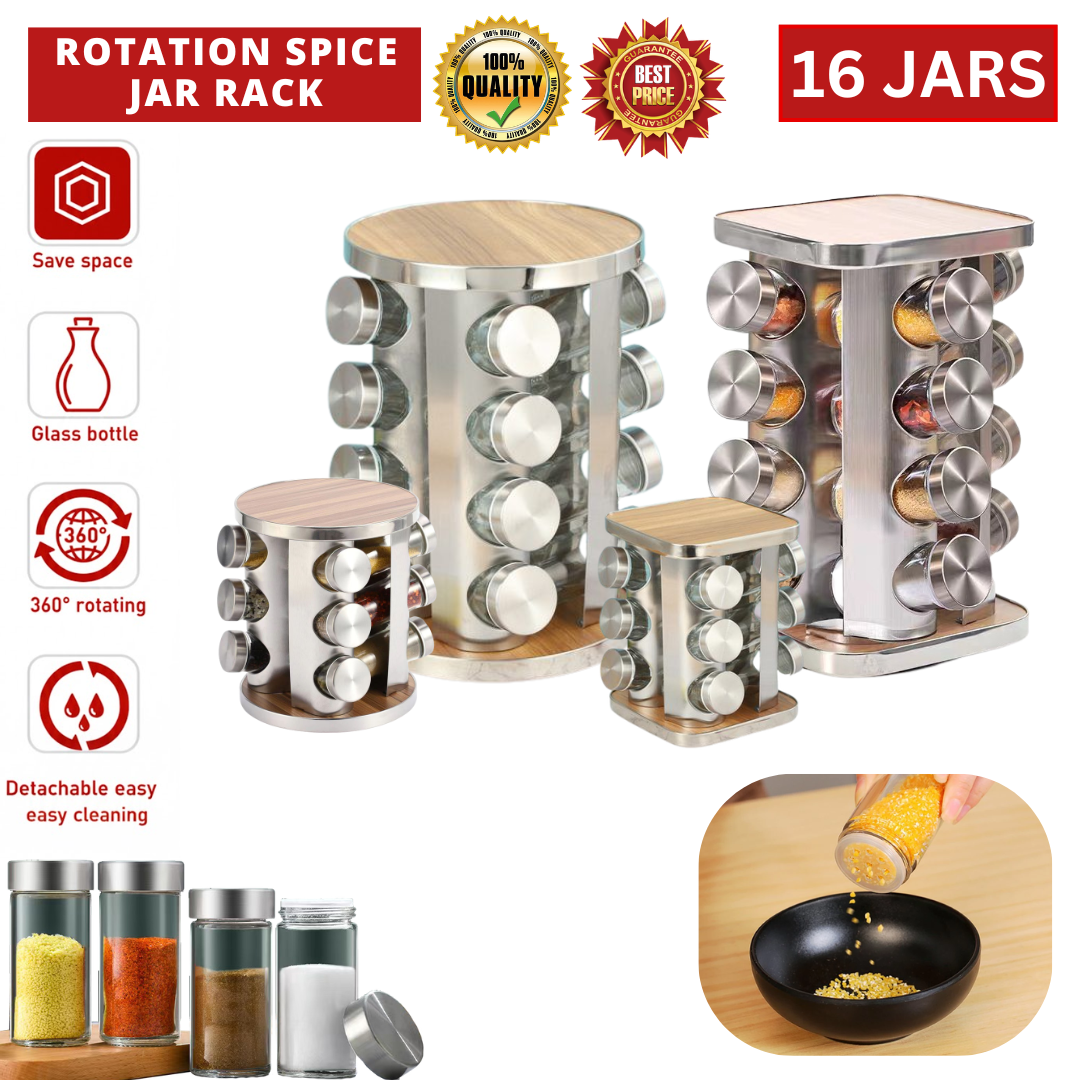 360 ROTATION SPICE JAR RACK_0