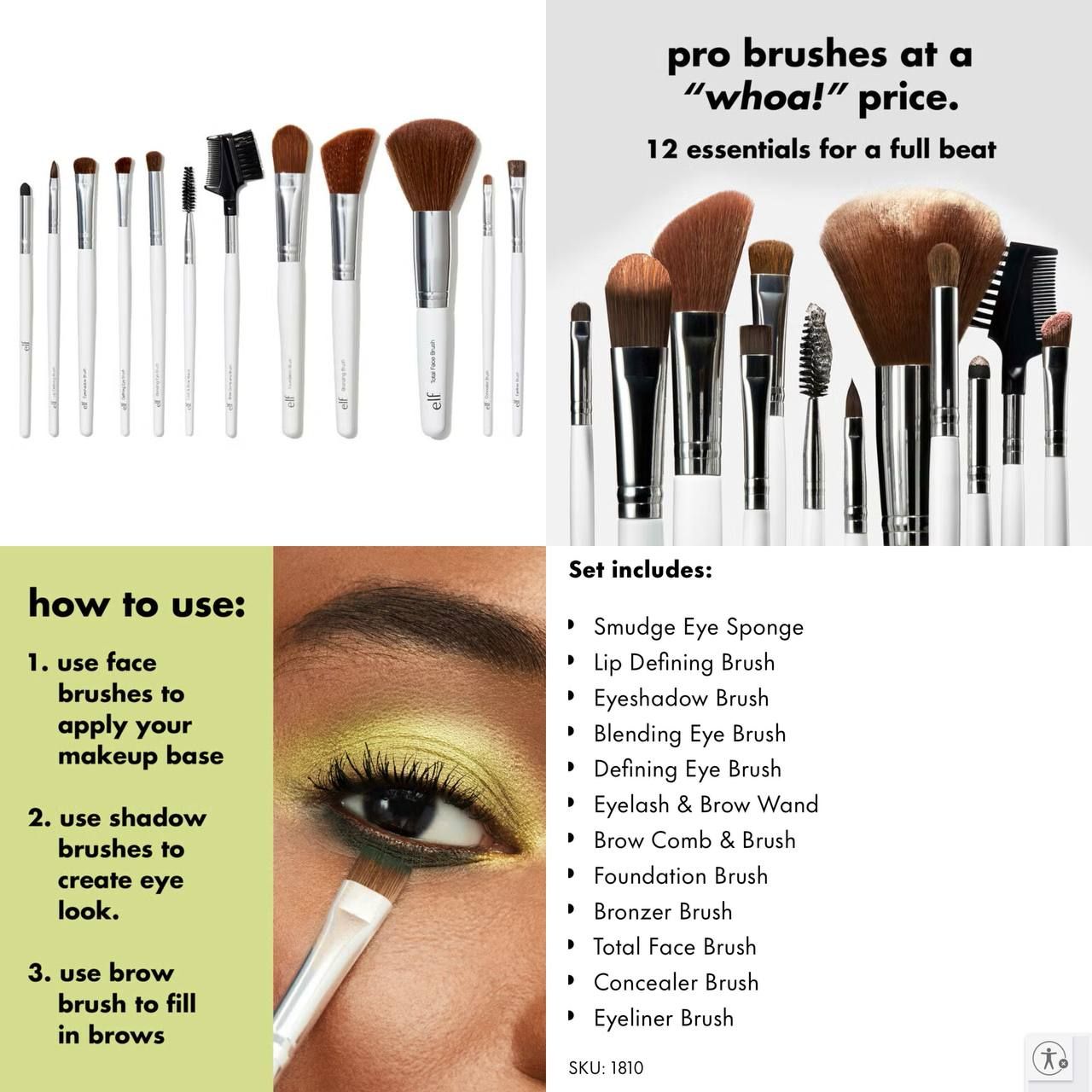 ELF 12 piece brush kit_1