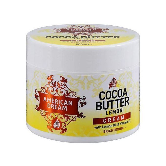 American Dream Cocoa Butter Lemon Brightening Cream_0