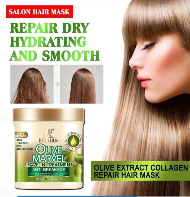 Roushun Olive Marvel Leave - In Anti - Breakage Treatment 500g_1