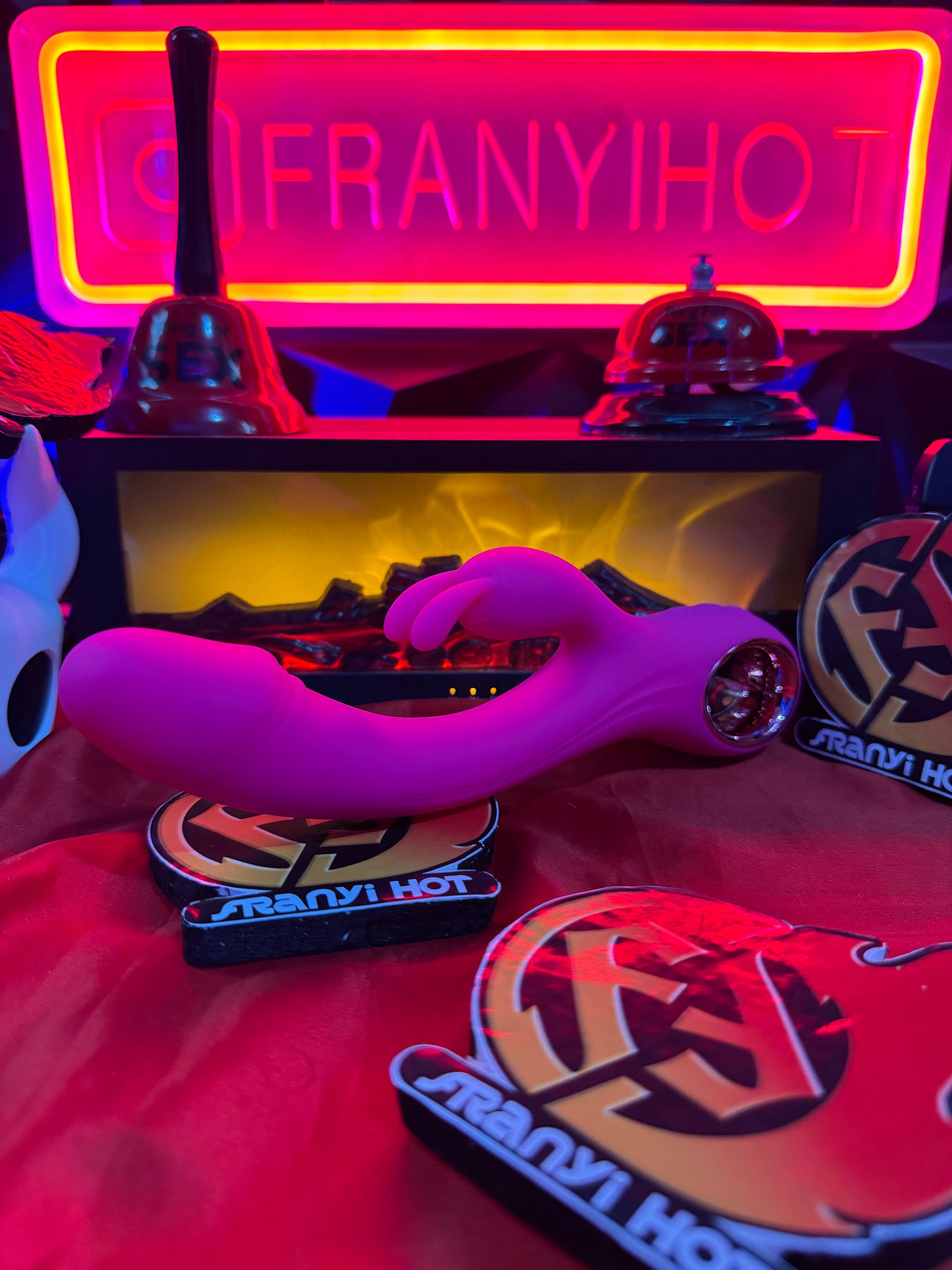 Vibrador doble acción con estimulación de clitoris _14