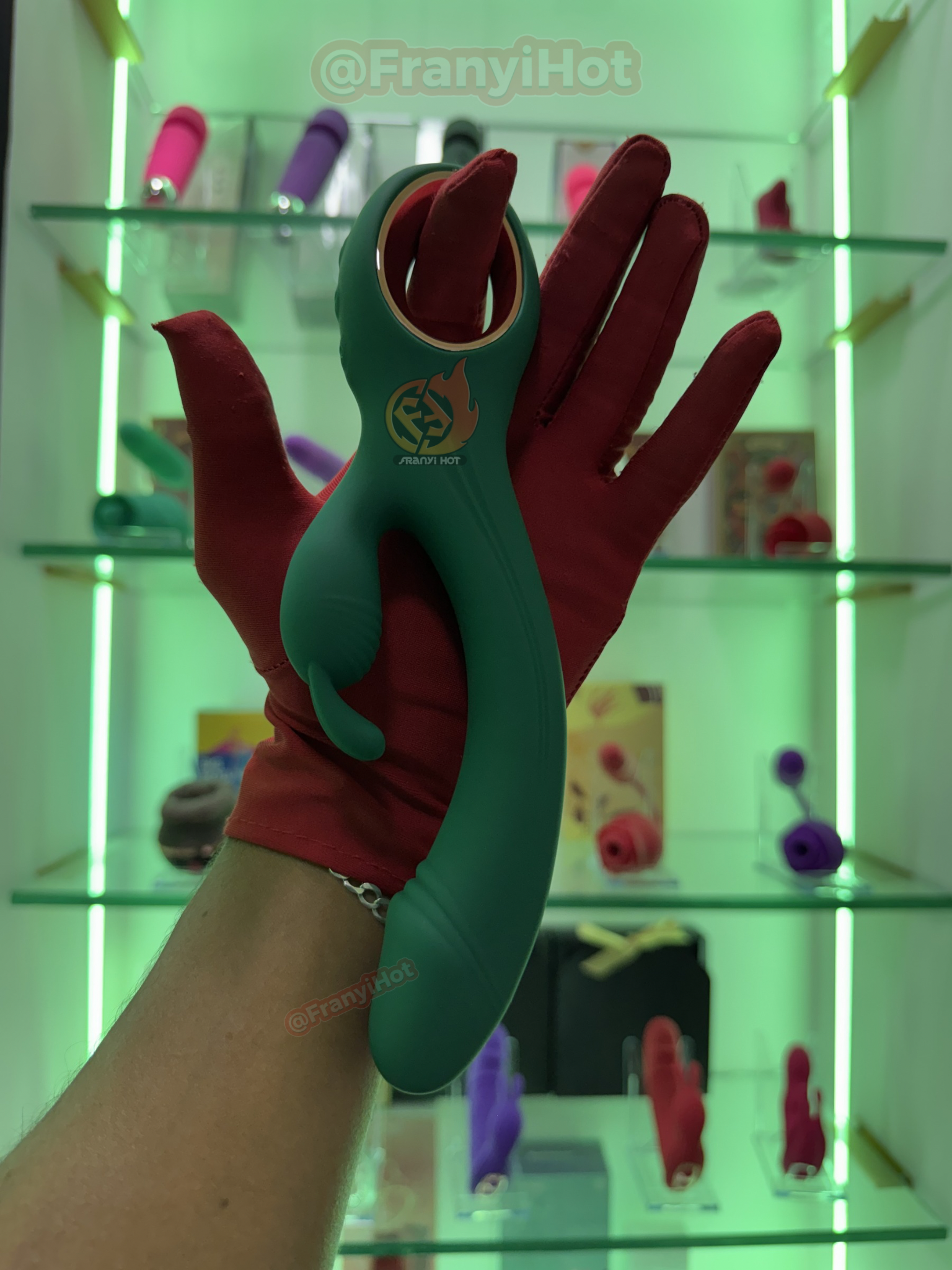 Vibrador doble acción con estimulación de clitoris _11