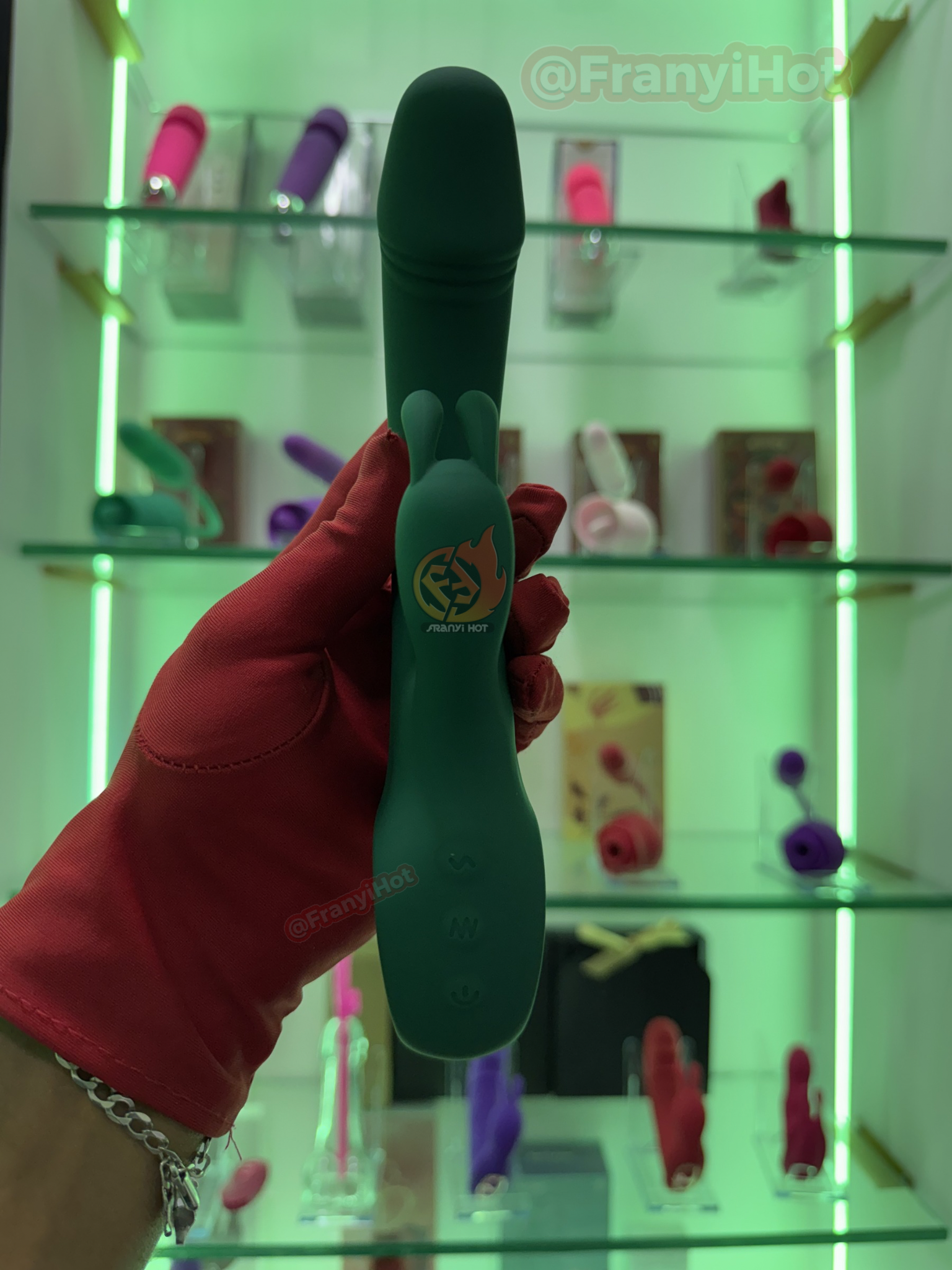 Vibrador doble acción con estimulación de clitoris _8