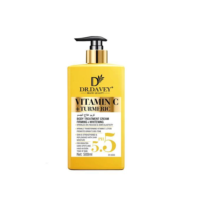Dr Davey Vitamin C & Turmeric Body Lotion PH 5.5. Moisturizes, Lightens, Fades Dark Spots,_0