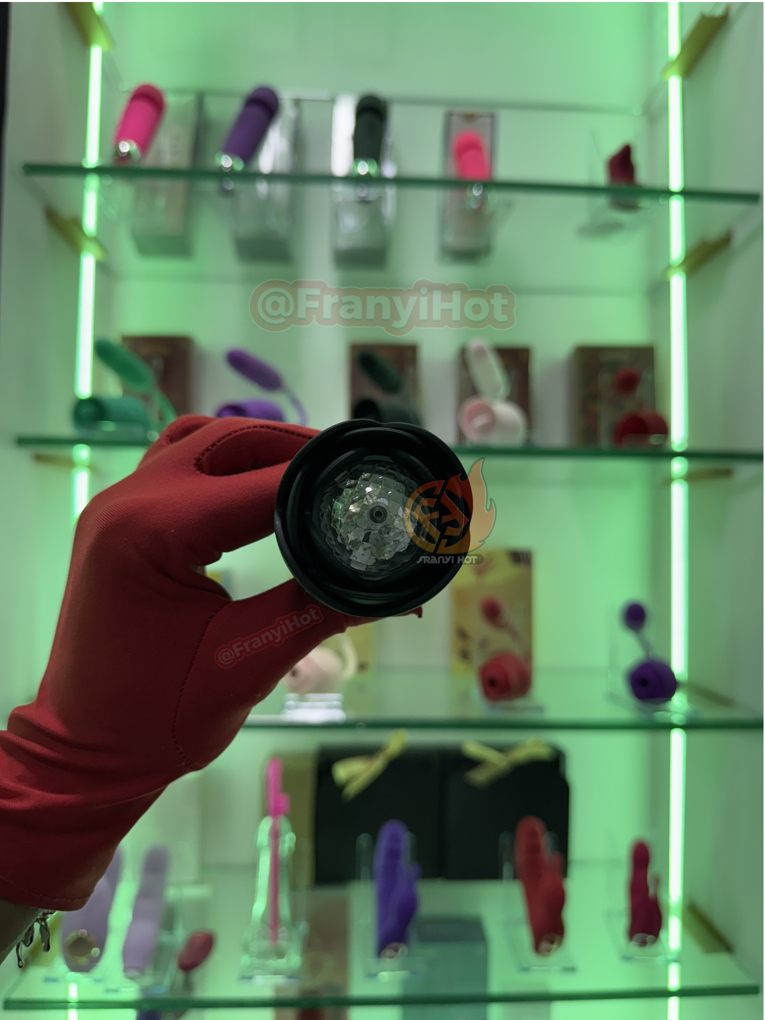 Plug anal vibratorio a control remoto con Luz RGB_7