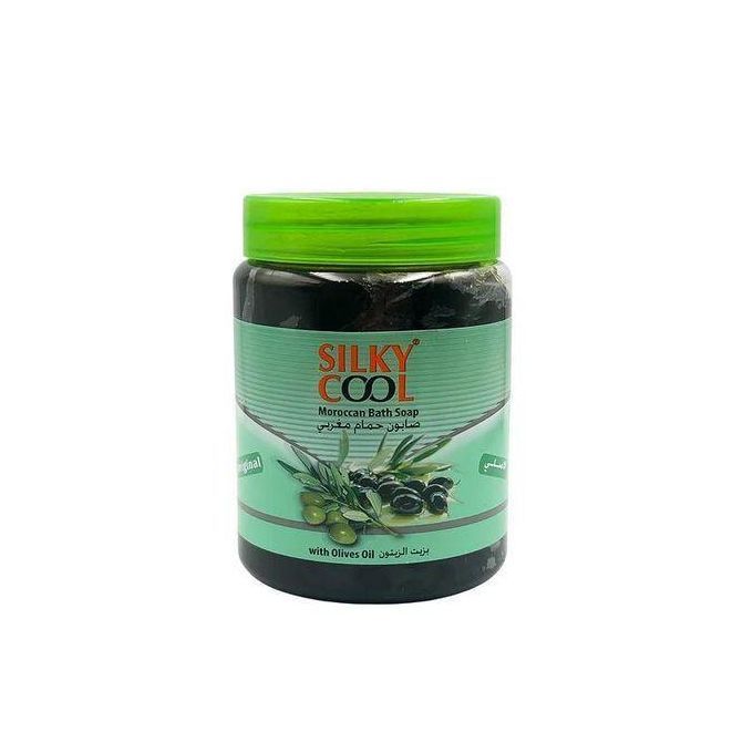 Silky cool Moroccan Bath Soap Black Soap With Olives_0