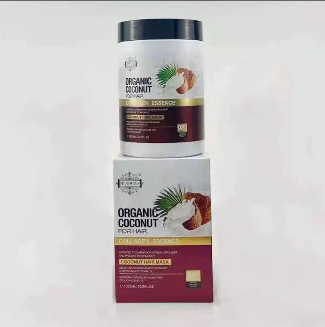 Organic Coconut Hair Mask 1000ml_0