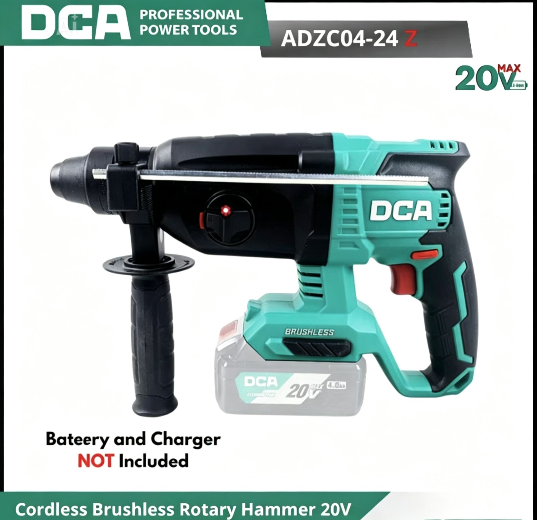 DCA ADZC04-24 (TYPE Z) Brushless Rotary Hammer_0
